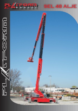 Колісні підйомники з шарнірною стрілою Platform Basket SEL 48 ALJE