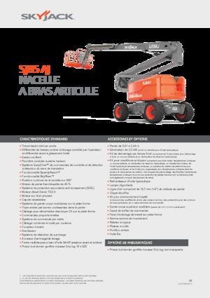 Колісні підйомники з шарнірною стрілою Skyjack SJ 85 AJ