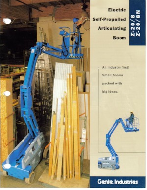 Колісні підйомники з шарнірною стрілою Genie Z 20/8 E