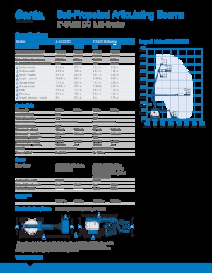 Колісні підйомники з шарнірною стрілою Genie Z-34/22 DC