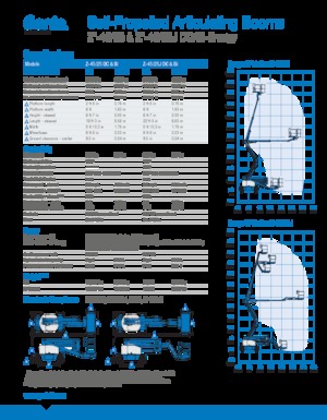Колісні підйомники з шарнірною стрілою Genie Z45/25 DC