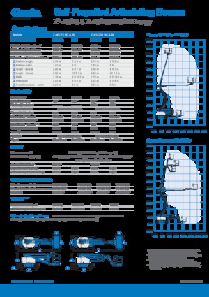 Колісні підйомники з шарнірною стрілою Genie Z-45/25J Bi-Energy