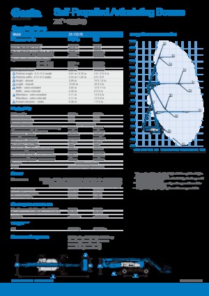Колісні підйомники з шарнірною стрілою Genie ZX-135/70