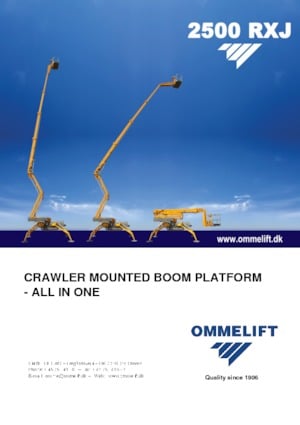 Гусеничні підйомники з шарнірною стрілою OMMELIFT 2500 RXJ