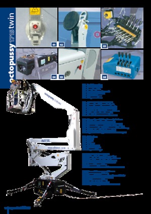 Гусеничні підйомники з шарнірною стрілою Oil & Steel Octopussy 1715 Twin