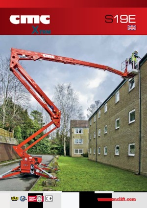 Гусеничні підйомники з шарнірною стрілою CMC S19E