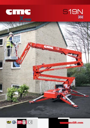 Гусеничні підйомники з шарнірною стрілою CMC S19N