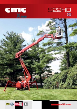 Гусеничні підйомники з шарнірною стрілою CMC S22HD