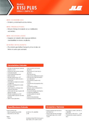 Гусеничні підйомники з шарнірною стрілою JLG X15J Plus