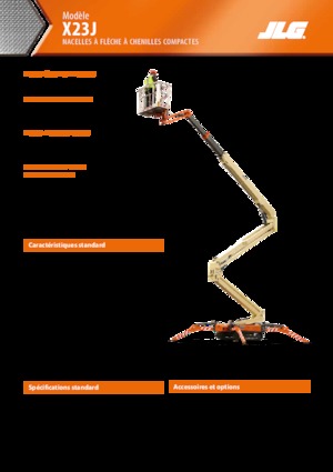 Гусеничні підйомники з шарнірною стрілою JLG X23J