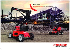 Колісні підйомники з шарнірною стрілою Manitou ManGo 12