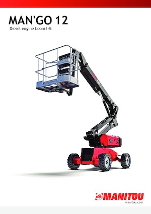 Колісні підйомники з шарнірною стрілою Manitou ManGo 12
