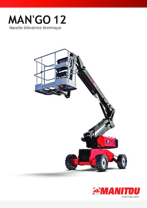 Колісні підйомники з шарнірною стрілою Manitou ManGo 12