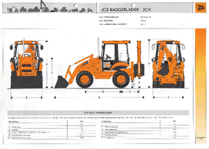 Екскаватор-навантажувач JCB 2 CX II 4x4x4