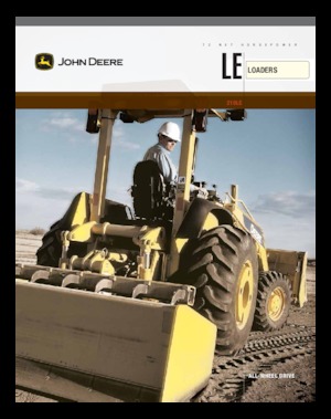 Екскаватор-навантажувач John Deere Construction 210 LE