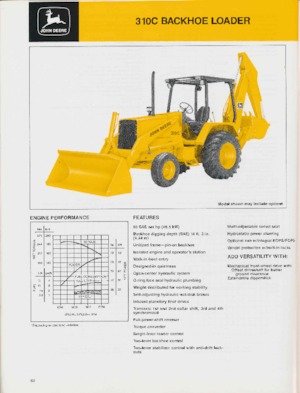 Екскаватор-навантажувач John Deere Construction 210 C