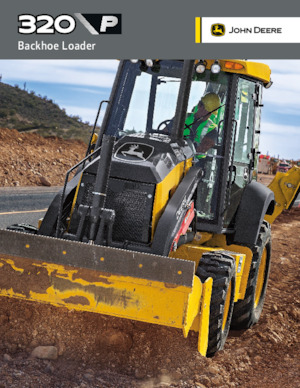 Екскаватор-навантажувач John Deere Construction 320