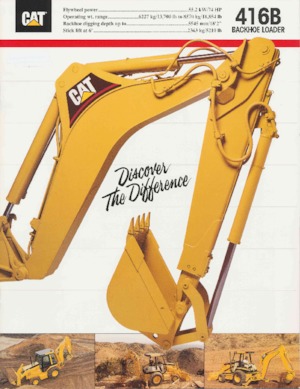 Екскаватор-навантажувач Caterpillar 416 B