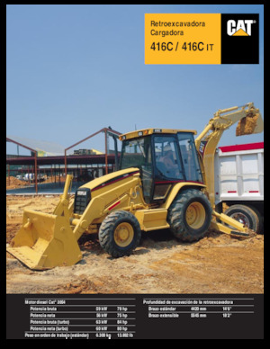 Екскаватор-навантажувач Caterpillar 416 C