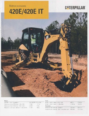 Екскаватор-навантажувач Caterpillar 420 E