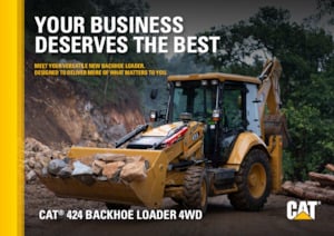 Екскаватор-навантажувач Caterpillar 424