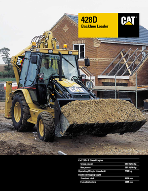 Екскаватор-навантажувач Caterpillar 428 D 4x4