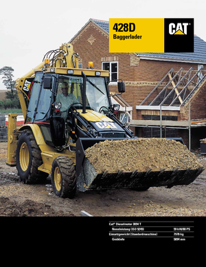 Екскаватор-навантажувач Caterpillar 428 D 4x4