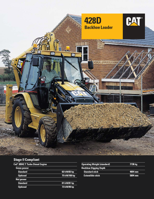 Екскаватор-навантажувач Caterpillar 428D II