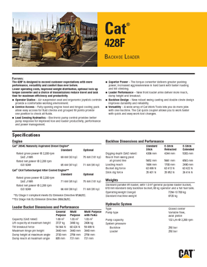Екскаватор-навантажувач Caterpillar 428F2