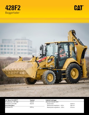 Екскаватор-навантажувач Caterpillar 428F2