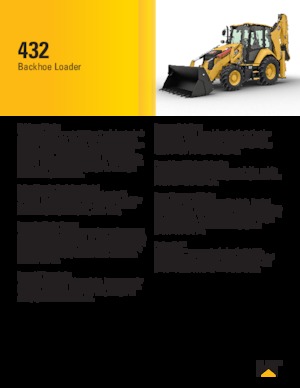Екскаватор-навантажувач Caterpillar 432