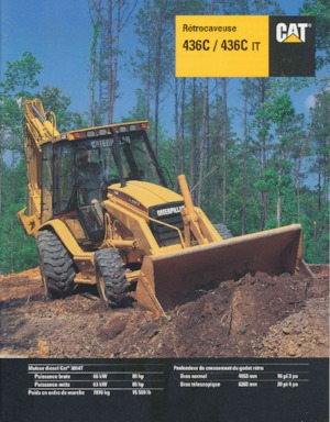 Екскаватор-навантажувач Caterpillar 436 C