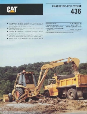 Екскаватор-навантажувач Caterpillar 436