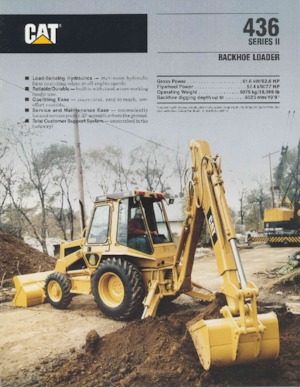 Екскаватор-навантажувач Caterpillar 436 II