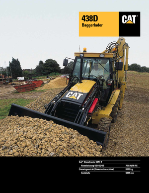 Екскаватор-навантажувач Caterpillar 438 D 4x4