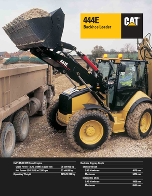 Екскаватор-навантажувач Caterpillar 444E 4x4