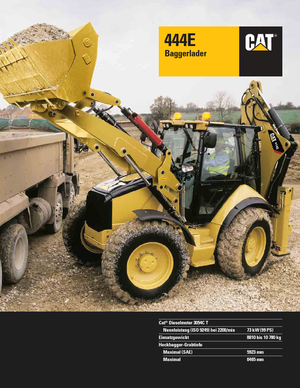 Екскаватор-навантажувач Caterpillar 444E 4x4