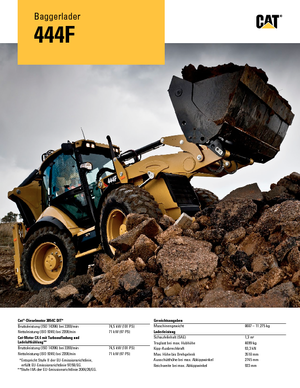 Екскаватор-навантажувач Caterpillar 444F2