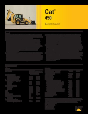 Екскаватор-навантажувач Caterpillar 450