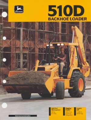 Екскаватор-навантажувач John Deere Construction 510 D