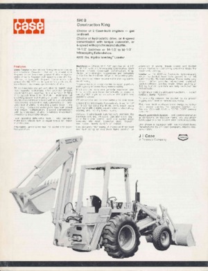 Екскаватор-навантажувач Case 580 B 