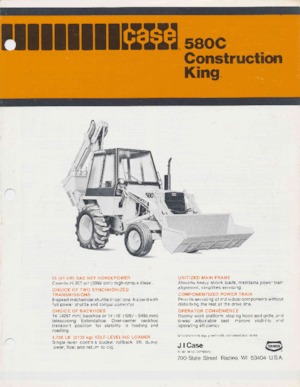 Екскаватор-навантажувач Case 580 C