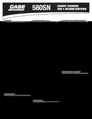 Екскаватор-навантажувач Case 580 SN
