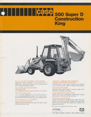 Екскаватор-навантажувач Case 580 Super D