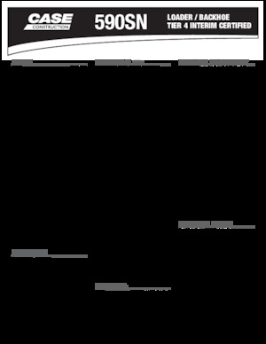 Екскаватор-навантажувач Case 590 SN
