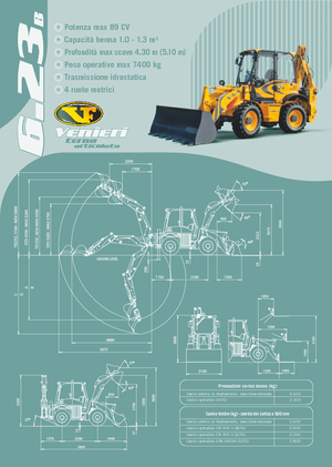 Екскаватор-навантажувач Venieri 6.23 B