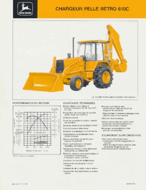 Екскаватор-навантажувач John Deere Construction 610 C