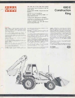 Екскаватор-навантажувач Case 680 E