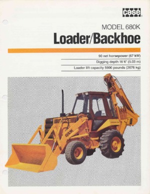 Екскаватор-навантажувач Case 680 K