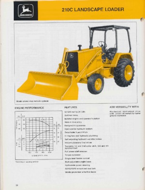 Екскаватор-навантажувач John Deere Construction 210 C